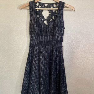 Black and Gold Dress